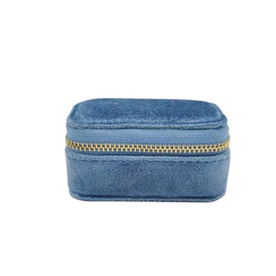 Mini Jewelry Box for Women Travel Portable Studs Σκουλαρίκια Δαχτυλίδι κολιέ Organizer Υψηλής ποιότητας Velvet Packaging Box Display