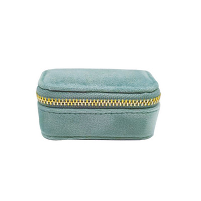 Mini Jewelry Box for Women Travel Portable Studs Σκουλαρίκια Δαχτυλίδι κολιέ Organizer Υψηλής ποιότητας Velvet Packaging Box Display