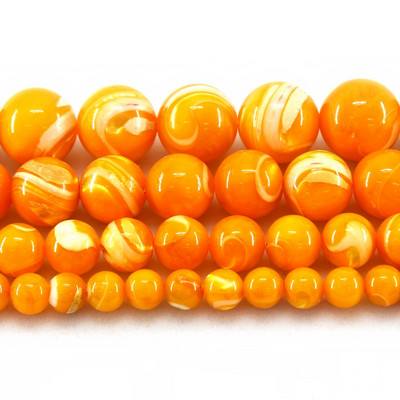 Looduslik valge pärlmutter Trochus Shell 4/6/8/10/12Mm 15-tollised ümmargused lahtised helmed ehete tegemiseks käevõrude kaelakee