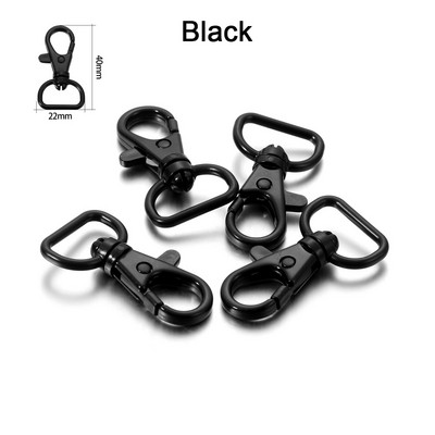 10 tk/partii 40 * 22 mm plastist klõpsuga homaari klambriga konksud DIY ehted Otside leidmine võtmehoidja kaelarihma käevõru käsitöötarvikute jaoks