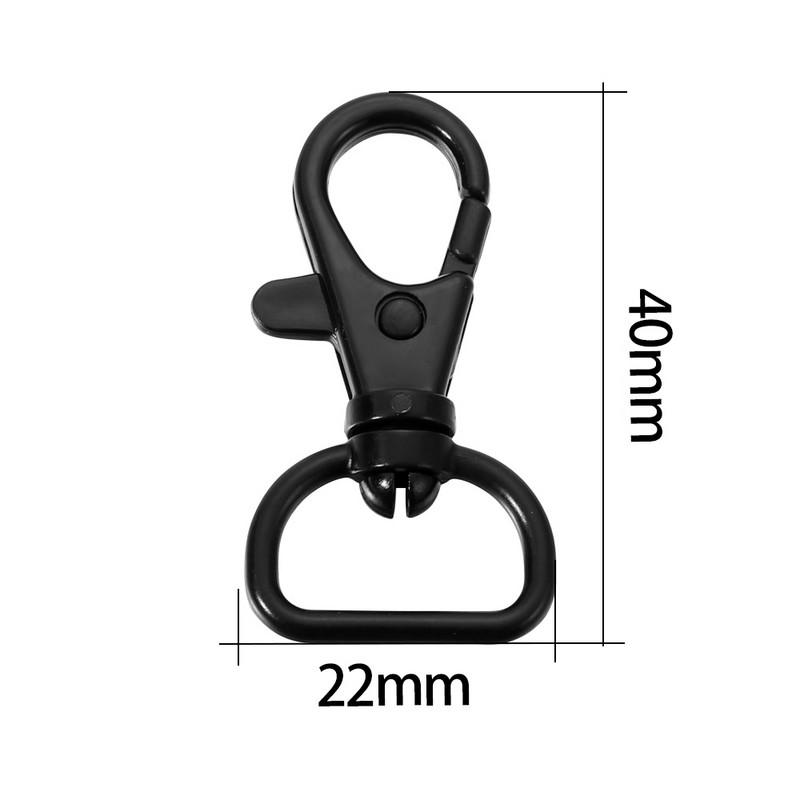 10 tk/partii 40 * 22 mm plastist klõpsuga homaari klambriga konksud DIY ehted Otside leidmine võtmehoidja kaelarihma käevõru käsitöötarvikute jaoks