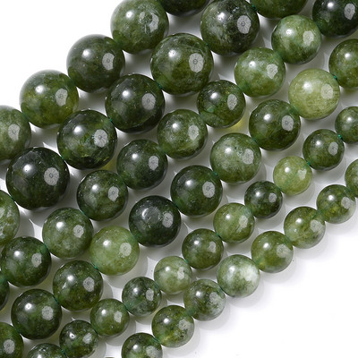 Looduslikust rohelisest kivist helmed Jades kristalltürkiisid lahtised vahehelmed ehete valmistamiseks DIY käsitsi valmistatud käevõru kaelakee 4-12 mm