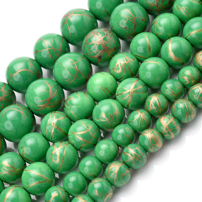 Looduslikust rohelisest kivist helmed Jades kristalltürkiisid lahtised vahehelmed ehete valmistamiseks DIY käsitsi valmistatud käevõru kaelakee 4-12 mm