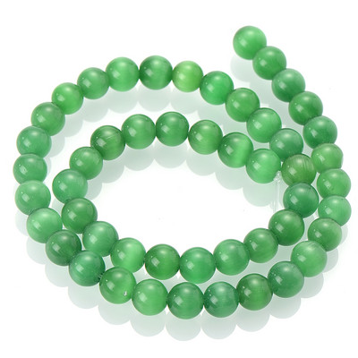 Looduslikust rohelisest kivist helmed Jades kristalltürkiisid lahtised vahehelmed ehete valmistamiseks DIY käsitsi valmistatud käevõru kaelakee 4-12 mm