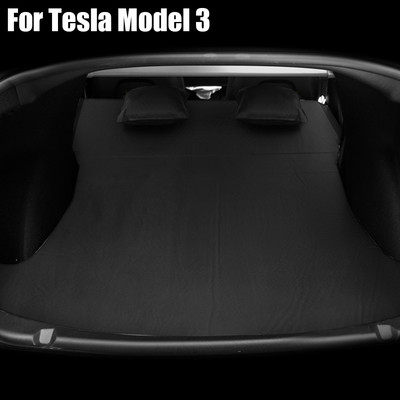 Tesla Model 3 Model Y 2017-2022 speciális velúr szövethez, hordozható felfújható légmatrachoz kültéri kemping felfújható