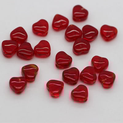 20db 6mm-es szerelmes szív gyöngyök cseh üveg laza távtartó gyöngyök kézimunka ékszerek készítéséhez köröm szépség dekoráció barkács alkatrészek