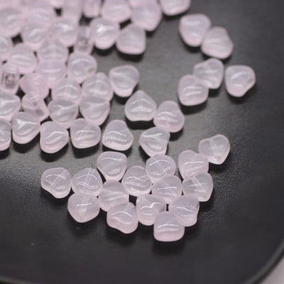 20db 6mm-es szerelmes szív gyöngyök cseh üveg laza távtartó gyöngyök kézimunka ékszerek készítéséhez köröm szépség dekoráció barkács alkatrészek