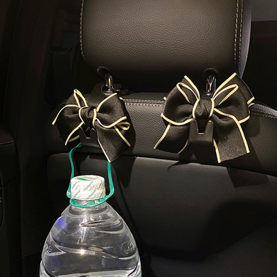Fashion Bowknot univerzális autósülés fejtámla nyakpárna automatikus deréktámasztó kellékek biztonsági öv autós kiegészítők belső nők számára