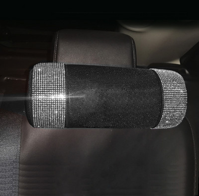 1kom šareni dijamantni automobilski prozračni jastuk ledena svila jastuk za vrat Jastuk za potporu naslona sjedala Bling dodaci za unutrašnjost automobila