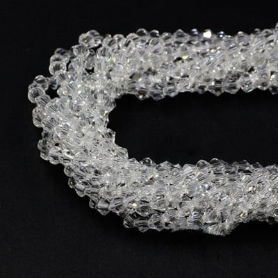 2mm 3mm 4mm 6mm 8mm bikon csiszolt kristályüveg laza távtartó gyöngyök nagykereskedelmi tétel ékszerkészítéshez barkácsolás kézműves leletek