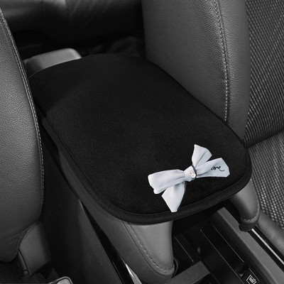 Aranyos Bowknot univerzális autós nyakpárna ülés fejtámla szürke masni strasszos automatikus deréktámasz autós kiegészítők belső nők számára