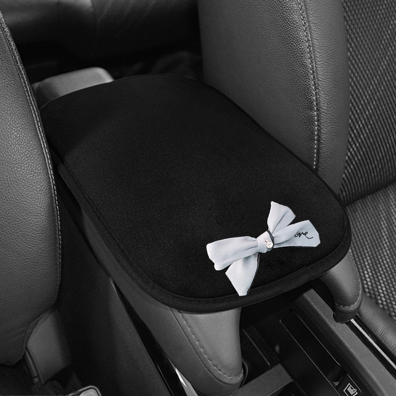 Aranyos Bowknot univerzális autós nyakpárna ülés fejtámla szürke masni strasszos automatikus deréktámasz autós kiegészítők belső nők számára