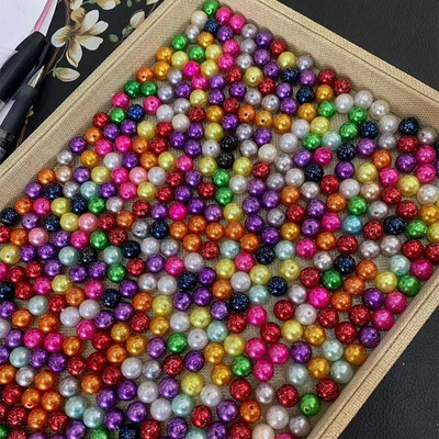 10-80GAB 10-20mm vairumtirdzniecības mirdzošas pērļu krelles Amatniecības sēklu brīvas krelles ar caurumiem DIY aproču rokdarbu rotaslietu izgatavošanai