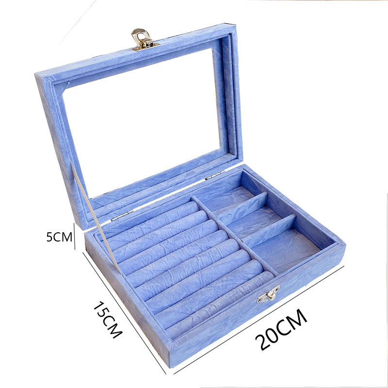 Fülbevaló tároló ékszerdoboz Porálló ékszertároló doboz Fülbevaló Fülbevaló Fülvonal befejező ékszerdoboz fedéllel Ékszerdoboz