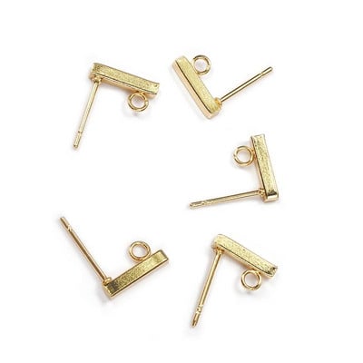 20 de bucăți 10/15/20mm cârlige de cercei din oțel inoxidabil auriu, descoperiri de bijuterii, cercei, cabluri pentru urechi, accesorii pentru realizarea de bijuterii