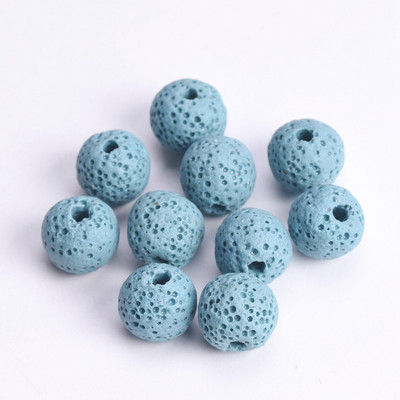 Loodusliku vulkaani laavakivi ümmargune 6 mm 8 mm 10 mm 12 mm 14 mm 16 mm lahtised helmed ehete valmistamiseks isetegemise käevõru leiud