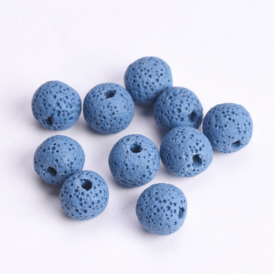 Loodusliku vulkaani laavakivi ümmargune 6 mm 8 mm 10 mm 12 mm 14 mm 16 mm lahtised helmed ehete valmistamiseks isetegemise käevõru leiud