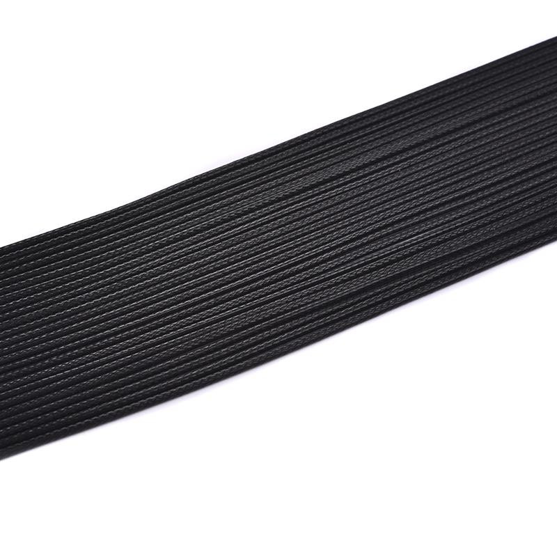 10db/tétel 1,5/2mm-es bőr zsinór nyaklánc viasz kötél barkács ékszerkészítési kellékek nyakláncok medál lánc viaszzsinór ékszer leletek