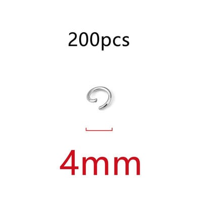 100-200 τμχ/παρτίδα Χρυσά Ανοιχτά δαχτυλίδια από ανοξείδωτο ατσάλι για προμήθειες κατασκευής κοσμημάτων Ευρήματα DIY Σκουλαρίκια Κολιέ Συνδέσεις Δαχτυλίδια
