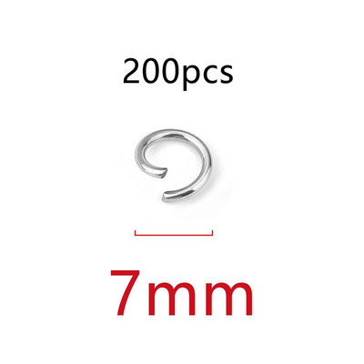 100-200 τμχ/παρτίδα Χρυσά Ανοιχτά δαχτυλίδια από ανοξείδωτο ατσάλι για προμήθειες κατασκευής κοσμημάτων Ευρήματα DIY Σκουλαρίκια Κολιέ Συνδέσεις Δαχτυλίδια