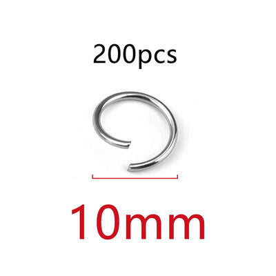 100-200 τμχ/παρτίδα Χρυσά Ανοιχτά δαχτυλίδια από ανοξείδωτο ατσάλι για προμήθειες κατασκευής κοσμημάτων Ευρήματα DIY Σκουλαρίκια Κολιέ Συνδέσεις Δαχτυλίδια