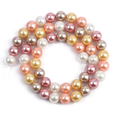 Naturaalsete merekarpidest pärlite ümmarguste helmeste hulgimüük Päriskarbid ehete valmistamiseks kaelakee valmistamiseks isetehtud käevõru ehted 4-12 mm V1