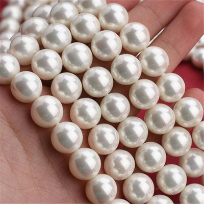 Naturaalsete merekarpidest pärlite ümmarguste helmeste hulgimüük Päriskarbid ehete valmistamiseks kaelakee valmistamiseks isetehtud käevõru ehted 4-12 mm V1