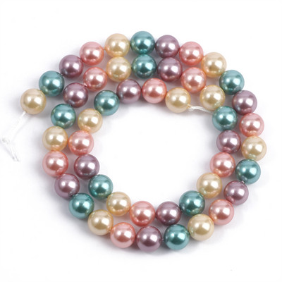 Naturaalsete merekarpidest pärlite ümmarguste helmeste hulgimüük Päriskarbid ehete valmistamiseks kaelakee valmistamiseks isetehtud käevõru ehted 4-12 mm V1