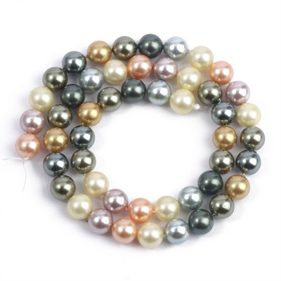 Naturaalsete merekarpidest pärlite ümmarguste helmeste hulgimüük Päriskarbid ehete valmistamiseks kaelakee valmistamiseks isetehtud käevõru ehted 4-12 mm V1