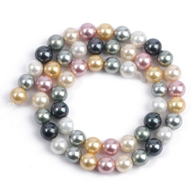 Naturaalsete merekarpidest pärlite ümmarguste helmeste hulgimüük Päriskarbid ehete valmistamiseks kaelakee valmistamiseks isetehtud käevõru ehted 4-12 mm V1