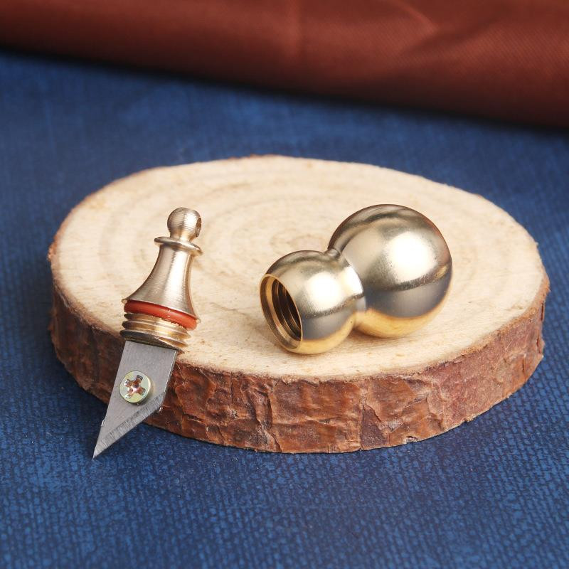 1τμχ Μίνι μαχαίρι Μπρελόκ Κρεμαστό κόσμημα Εξαρτήματα Ορειχάλκινο Κάψουλα Μπρελόκ Διακοσμήσεις Εξωτερικών Εργαλεία Επιβίωσης Ευρήματα κοσμημάτων