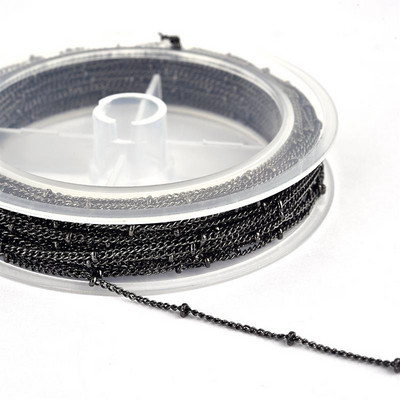 Accesorii pentru bijuterii, 10 m/pachet, lanț de fier, cercei, colier, brățară, bijuterii, descoperiri cu închizătoare de homar, inele deschise