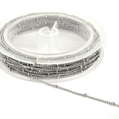 Accesorii pentru bijuterii, 10 m/pachet, lanț de fier, cercei, colier, brățară, bijuterii, descoperiri cu închizătoare de homar, inele deschise