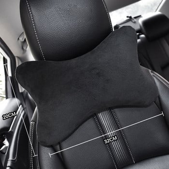 Υψηλής ποιότητας Μαλακό κοντό βελούδινο καθίσματα αυτοκινήτου Προσκέφαλο Μαξιλάρι λαιμού καθίσματος αυτοκινήτου Αξεσουάρ εσωτερικού αυτοκινήτου