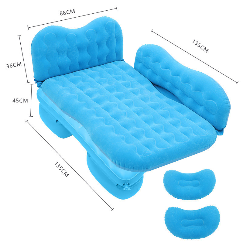 Saltea gonflabilă de călătorie cu mașină pentru somn Canapea extensibilă în aer liber Accesorii de camping pentru mașină Perne mate cu aer pentru mașină Pernă de pat