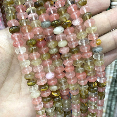 6 8 mm looduslikust kivist vahetükid ümmargused türkiissinised ahhaadid jaadid amasoniit lamedad helmed ehete valmistamiseks DIY käevõru tarvikud