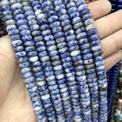 6 8 mm looduslikust kivist vahetükid ümmargused türkiissinised ahhaadid jaadid amasoniit lamedad helmed ehete valmistamiseks DIY käevõru tarvikud