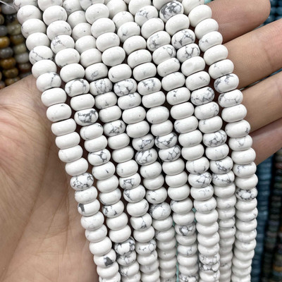 6 8 mm looduslikust kivist vahetükid ümmargused türkiissinised ahhaadid jaadid amasoniit lamedad helmed ehete valmistamiseks DIY käevõru tarvikud