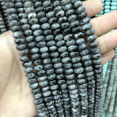 6 8 mm looduslikust kivist vahetükid ümmargused türkiissinised ahhaadid jaadid amasoniit lamedad helmed ehete valmistamiseks DIY käevõru tarvikud