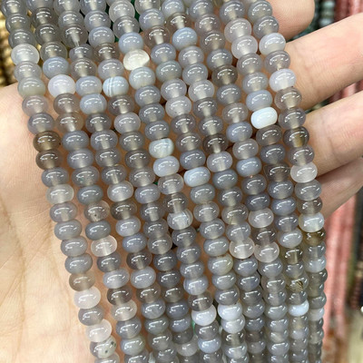 6 8 mm looduslikust kivist vahetükid ümmargused türkiissinised ahhaadid jaadid amasoniit lamedad helmed ehete valmistamiseks DIY käevõru tarvikud