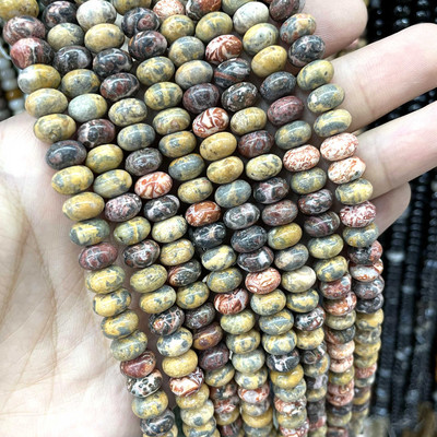 6 8 mm looduslikust kivist vahetükid ümmargused türkiissinised ahhaadid jaadid amasoniit lamedad helmed ehete valmistamiseks DIY käevõru tarvikud