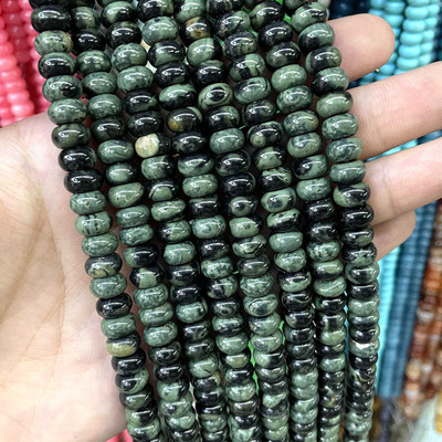 6 8 mm looduslikust kivist vahetükid ümmargused türkiissinised ahhaadid jaadid amasoniit lamedad helmed ehete valmistamiseks DIY käevõru tarvikud