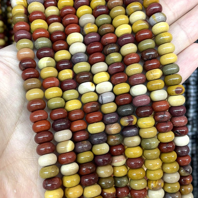 6 8 mm looduslikust kivist vahetükid ümmargused türkiissinised ahhaadid jaadid amasoniit lamedad helmed ehete valmistamiseks DIY käevõru tarvikud