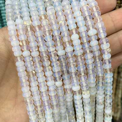 6 8 mm looduslikust kivist vahetükid ümmargused türkiissinised ahhaadid jaadid amasoniit lamedad helmed ehete valmistamiseks DIY käevõru tarvikud