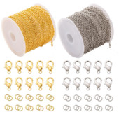 Metalinės grandinėlės Omarų užsegimas Juvelyriniai žiedai Papuošalų priedų rinkinys Kaklo papuošalai Apyrankės Papuošalai Didmeninė prekyba