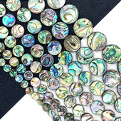 Natural Shell laza gyöngyök Korong alakú abalone kagylógyöngyök, barkács ékszerkészítéshez használtak, nyaklánc, karkötő, fülbevaló kiegészítők