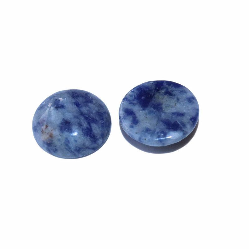 10db / tétel Természetes kő 6 8 10 12 14 16 18 20 mm-es gyöngyök kerek gyöngyök Cabochon Cameo Fit medál ékszerekhez Charm Diy nyaklánc