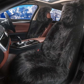 Κάλυμμα καθίσματος αυτοκινήτου από ψεύτικη γούνα Winter Universal Automotive Interior Artificial Fur 3 χρώματα Μαξιλάρι καθίσματος αυτοκινήτου για Toyota BMW Kia Benz Fo