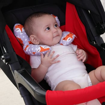 Μαξιλάρι στήριξης μωρού Προστατευτικό Ταξιδιωτικό Κάθισμα αυτοκινήτου Κεφαλή Μαξιλάρια Στήριξης Λαιμού Νεογέννητα Παιδιά Σχήμα U Προσκέφαλο Μαξιλάρι για νήπια