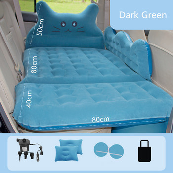 Надуваемо легло за превозно средство Консумативи за кола на задния ред постелки за спане Матрак за спане Задна седалка Въздушна възглавница Легло за пътуване на кола